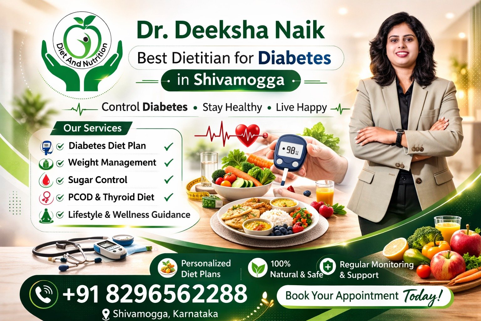Best Dietitian for Diabetes in Shivamogga